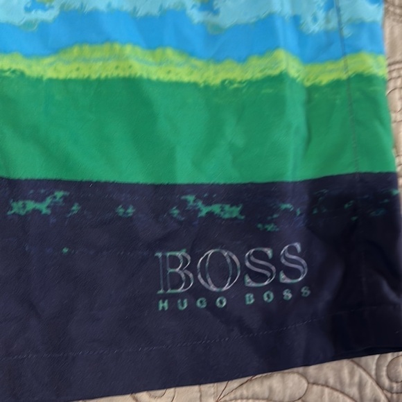 Mens Hugo Boss Sz large swimming trunks shorts new - Picture 2 of 4